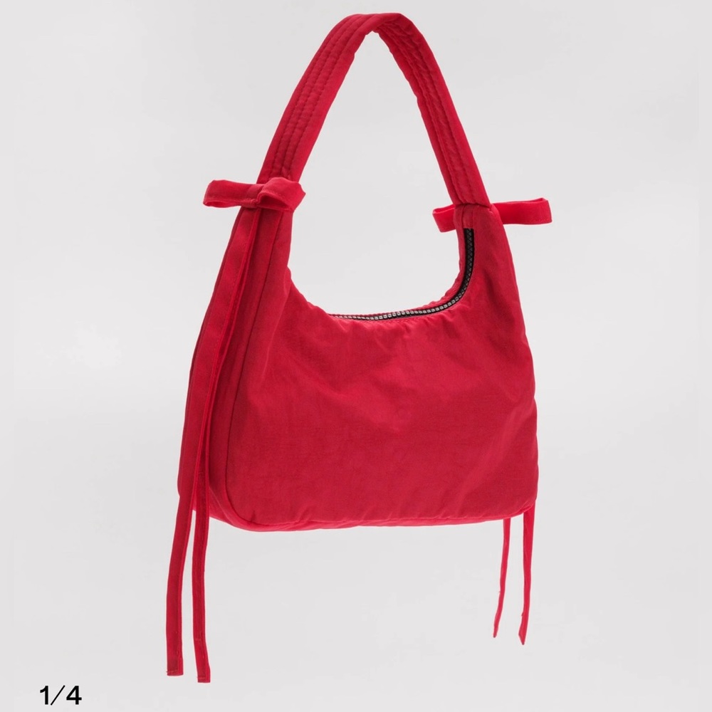BAGGU X Sandy Liang - Mini Bow Bag - Candy Apple Red